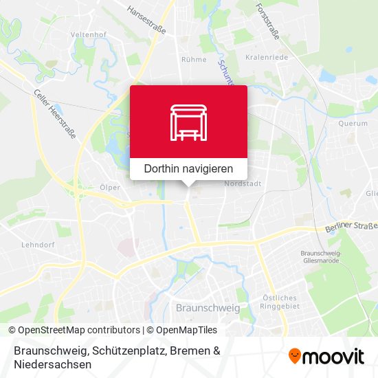 Braunschweig, Schützenplatz Karte