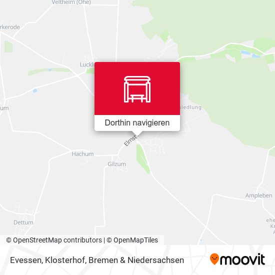 Evessen, Klosterhof Karte