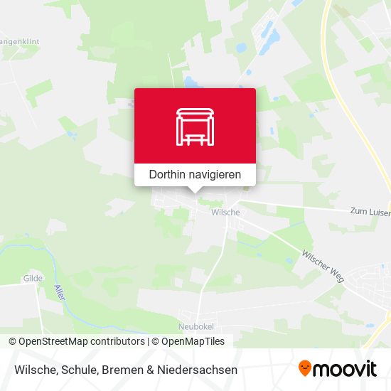 Wilsche, Schule Karte