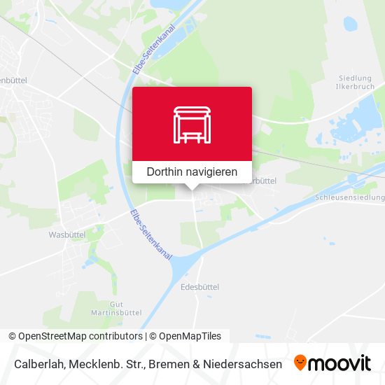 Calberlah, Mecklenb. Str. Karte