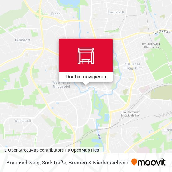 Braunschweig, Südstraße Karte