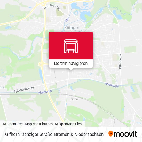 Gifhorn, Danziger Straße Karte