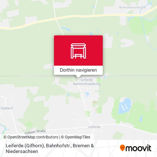 Leiferde (Gifhorn), Bahnhofstr. Karte