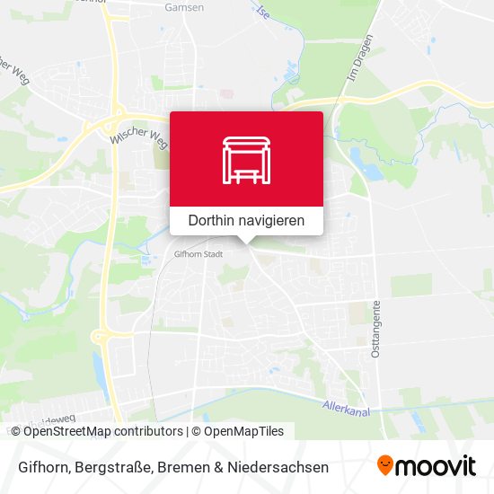 Gifhorn, Bergstraße Karte