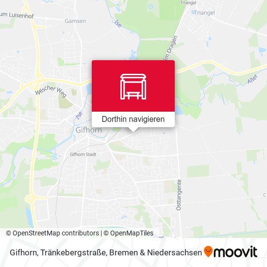 Gifhorn, Tränkebergstraße Karte