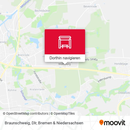 Braunschweig, Dlr Karte