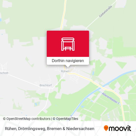 Rühen, Drömlingsweg Karte