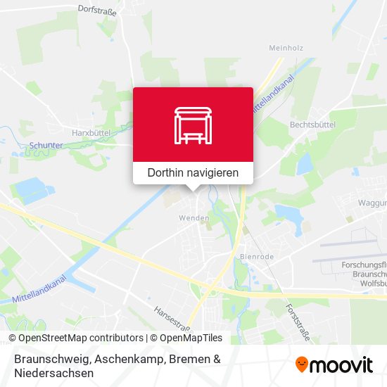Braunschweig, Aschenkamp Karte