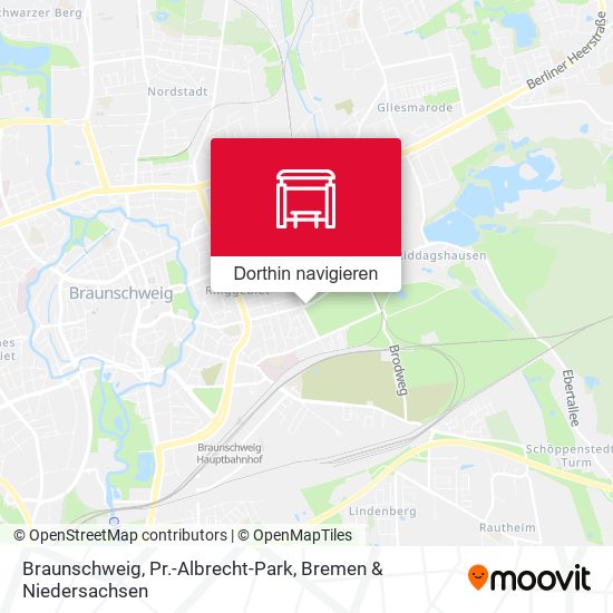 Braunschweig, Pr.-Albrecht-Park Karte