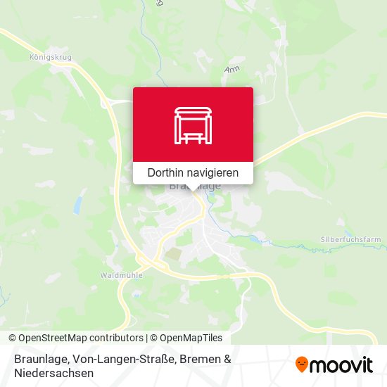 Braunlage, Von-Langen-Straße Karte