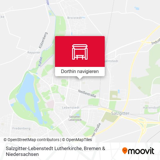 Salzgitter-Lebenstedt Lutherkirche Karte