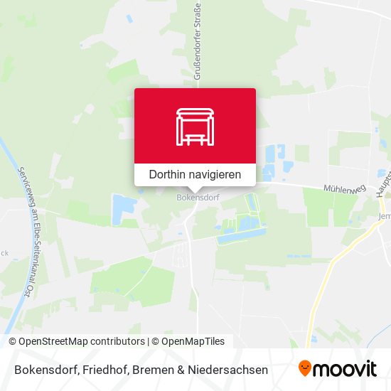 Bokensdorf, Friedhof Karte
