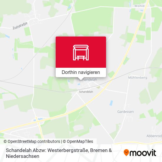 Schandelah Abzw: Westerbergstraße Karte