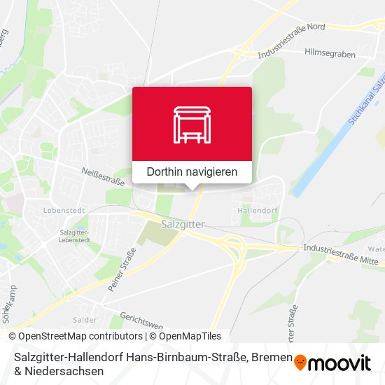 Salzgitter-Hallendorf Hans-Birnbaum-Straße Karte