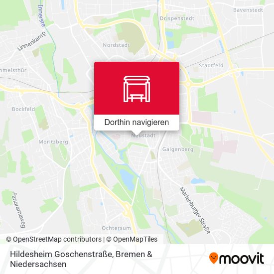 Hildesheim Goschenstraße Karte