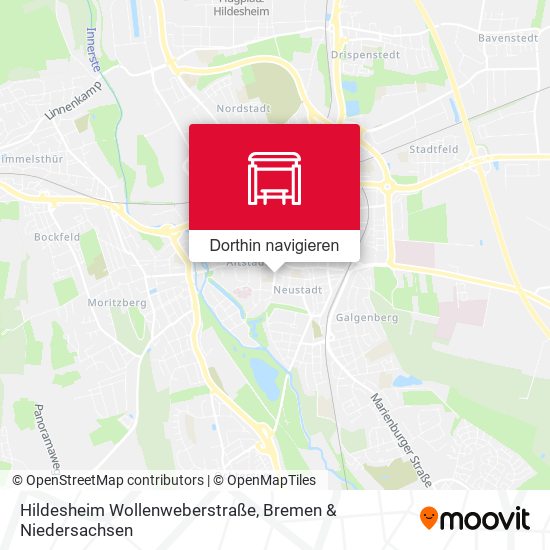Hildesheim Wollenweberstraße Karte