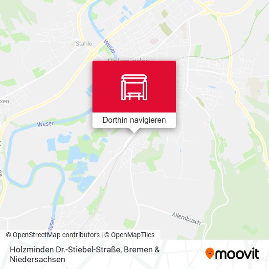 Holzminden Dr.-Stiebel-Straße Karte