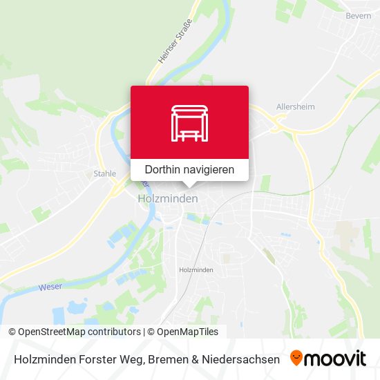 Holzminden Forster Weg Karte