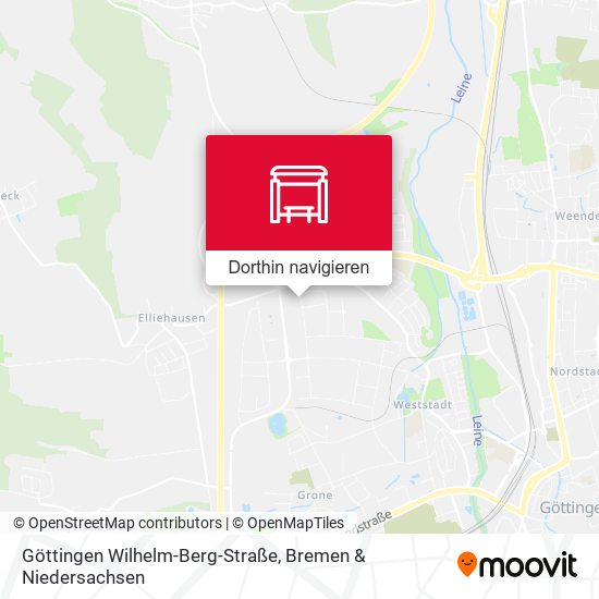Göttingen Wilhelm-Berg-Straße Karte