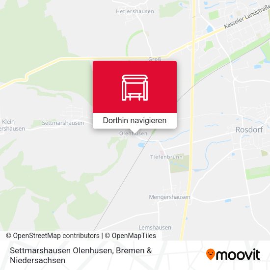 Settmarshausen Olenhusen Karte
