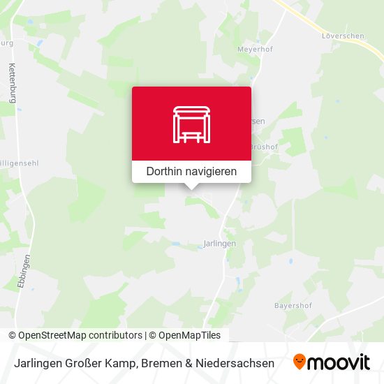 Jarlingen Großer Kamp Karte