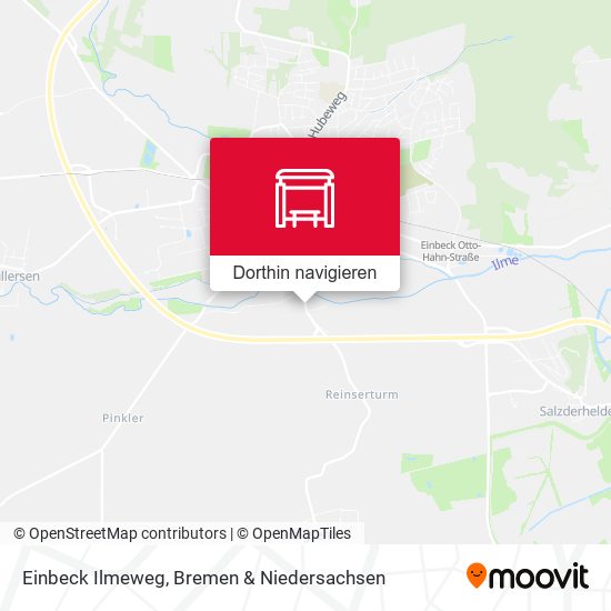 Einbeck Ilmeweg Karte