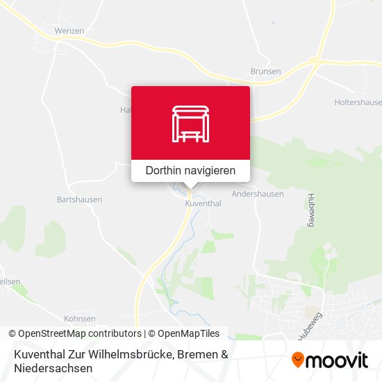 Kuventhal Zur Wilhelmsbrücke Karte