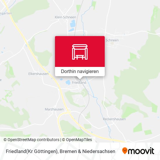 Friedland(Kr Göttingen) Karte
