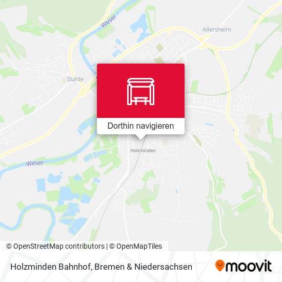Holzminden Bahnhof Karte