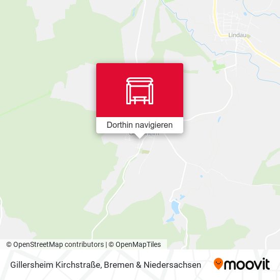 Gillersheim Kirchstraße Karte
