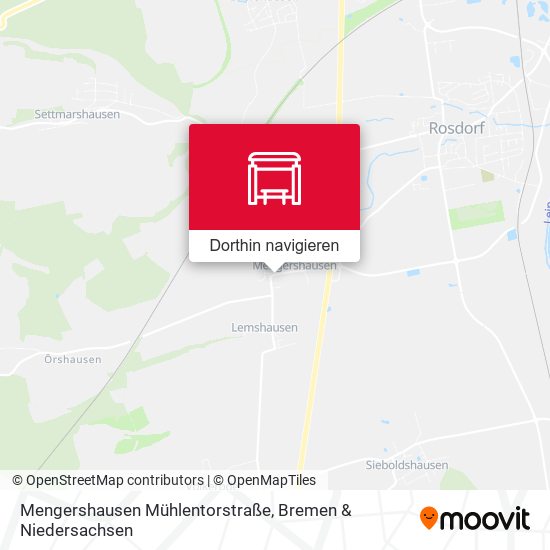 Mengershausen Mühlentorstraße Karte