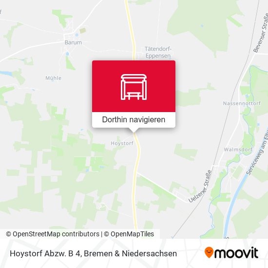 Hoystorf Abzw. B 4 Karte