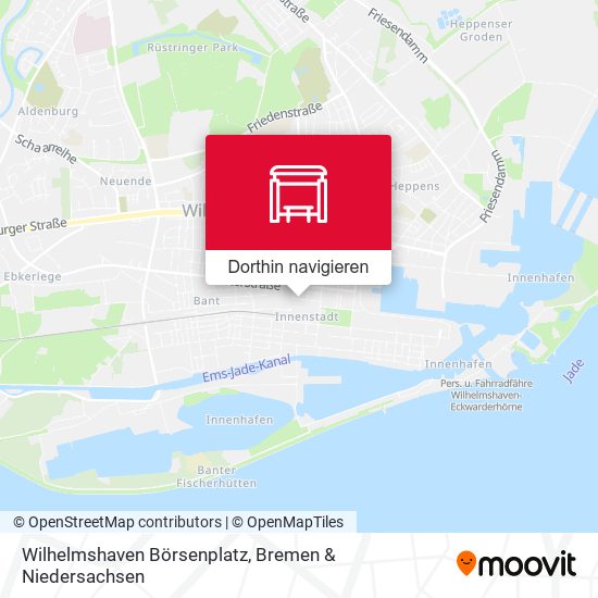 Wilhelmshaven Börsenplatz Karte