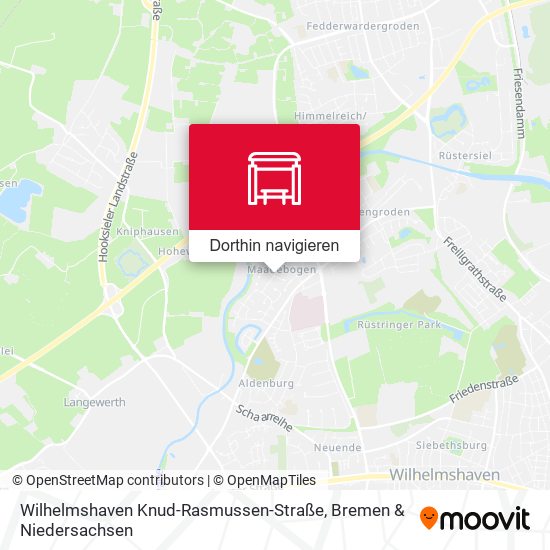 Wilhelmshaven Knud-Rasmussen-Straße Karte