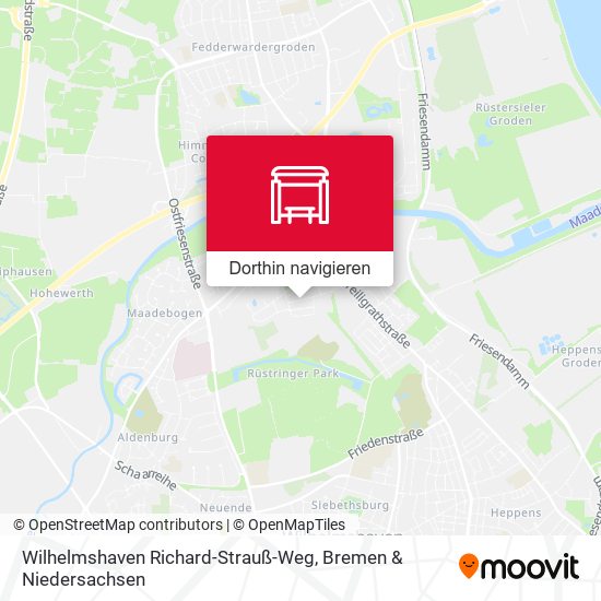Wilhelmshaven Richard-Strauß-Weg Karte
