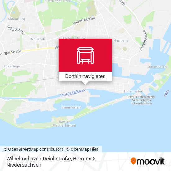 Wilhelmshaven Deichstraße Karte