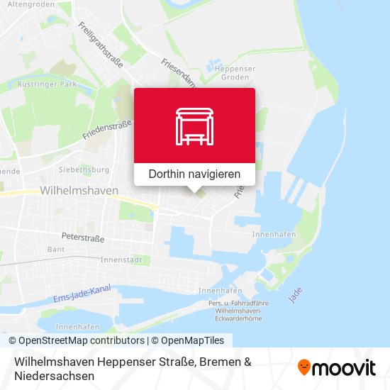 Wilhelmshaven Heppenser Straße Karte