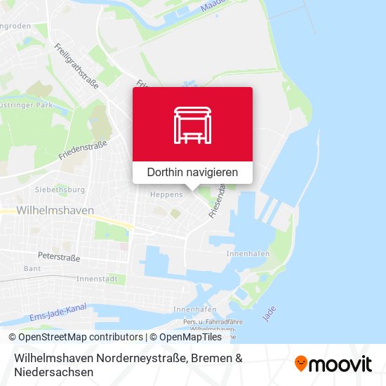 Wilhelmshaven Norderneystraße Karte