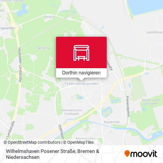 Wilhelmshaven Posener Straße Karte