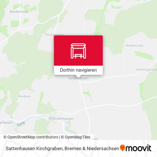 Sattenhausen Kirchgraben Karte