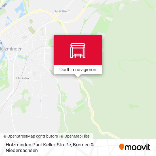 Holzminden Paul-Keller-Straße Karte