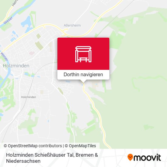 Holzminden Schießhäuser Tal Karte