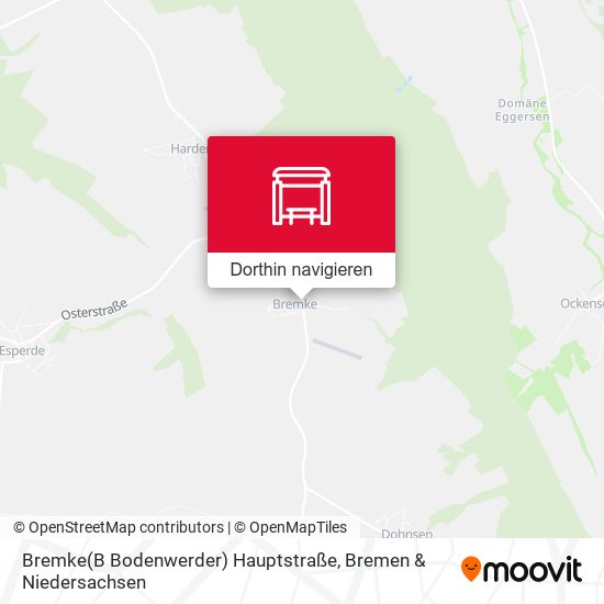 Bremke(B Bodenwerder) Hauptstraße Karte