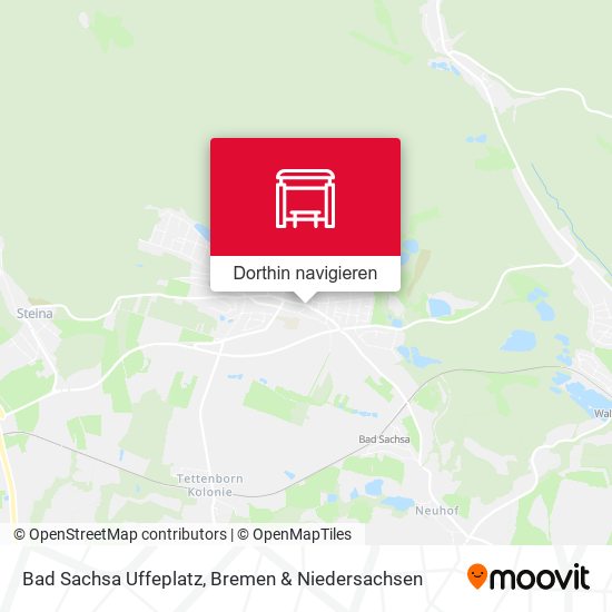 Bad Sachsa Uffeplatz Karte