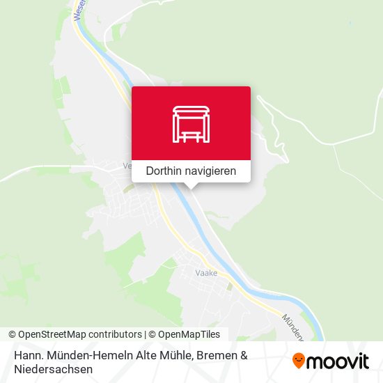Hann. Münden-Hemeln Alte Mühle Karte