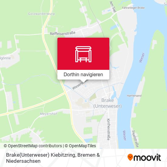 Brake(Unterweser) Kiebitzring Karte
