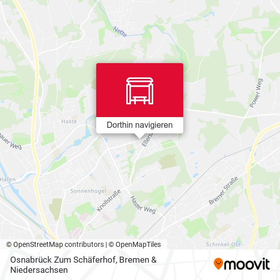 Osnabrück Zum Schäferhof Karte