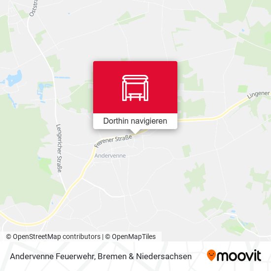 Andervenne Feuerwehr Karte