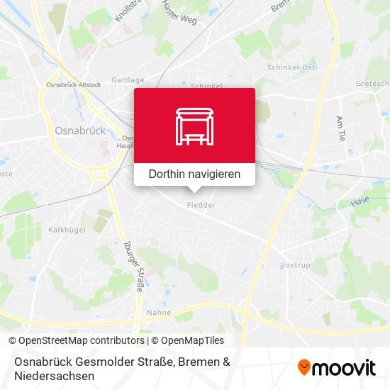 Osnabrück Gesmolder Straße Karte