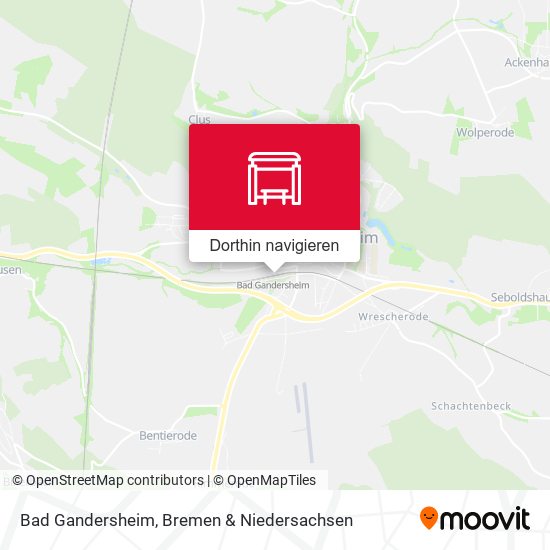 Bad Gandersheim Karte